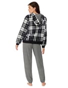 Dresowy chenille hooded & jogger lounge set DKNY - 3