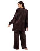 Dresowy luxe plush layer, crop tank & pant lounge set DKNY - 3