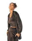 Dresowy luxe plush layer, crop tank & pant lounge set DKNY - 0