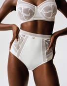 Majtki z wysokim stanem true lace Chantelle - 0