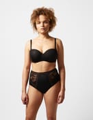 Majtki z wysokim stanem true lace Chantelle - 0