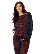 Piżama cozy jersey folded & jogger sleep set DKNY - 1