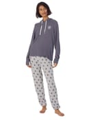 Piżama brushed sweater jersey hooded & jogger sleep set DKNY - 2