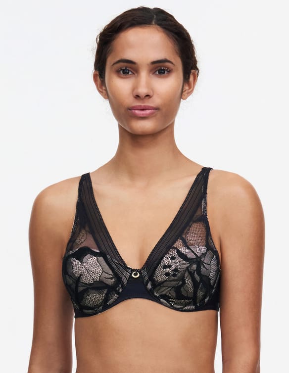 Biustonosz plunge true lace Chantelle