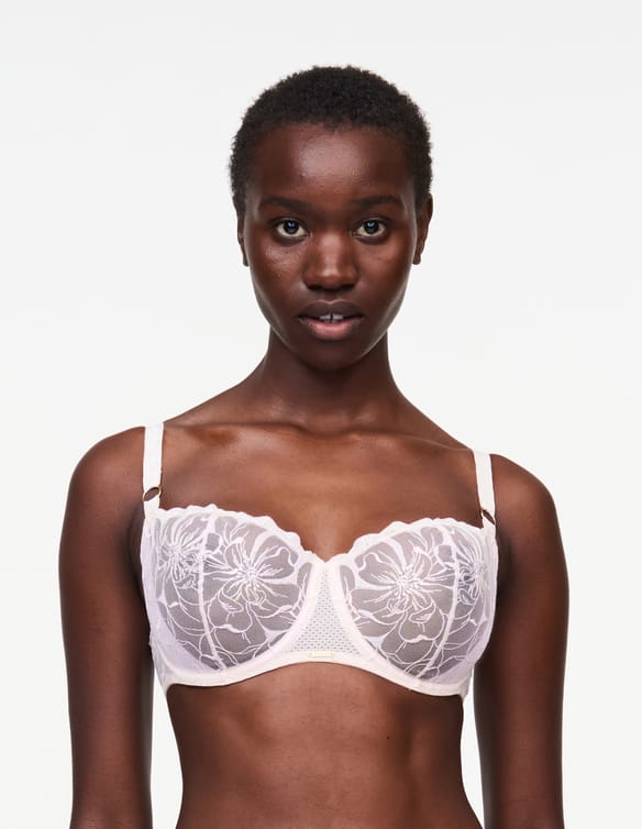 Biustonosz balkonetka fleurs Chantelle