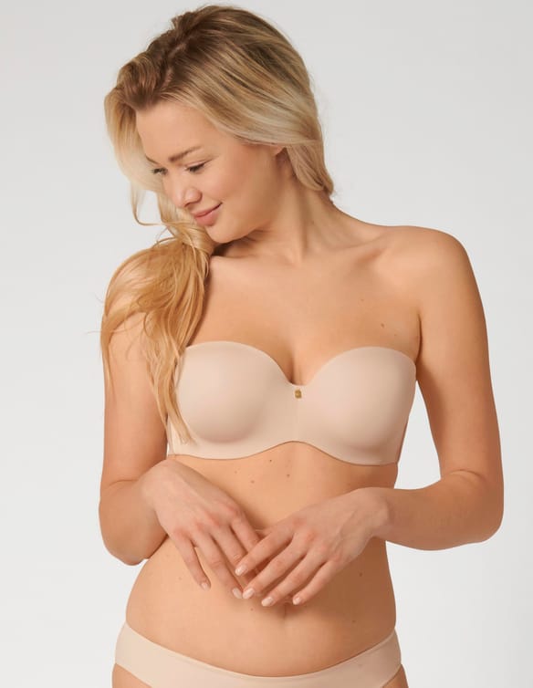 Biustonosz bardotka body make-up essentials