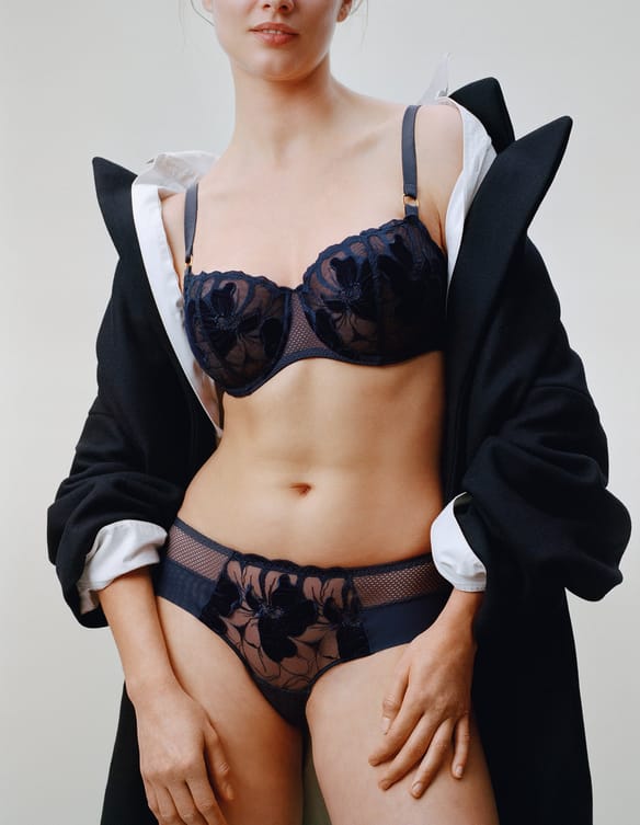 Balkonetka fleurs signature Chantelle