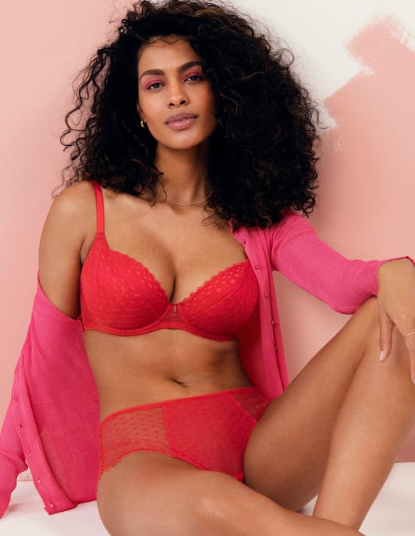 Biustonosz półusztywniany signature plunge Freya