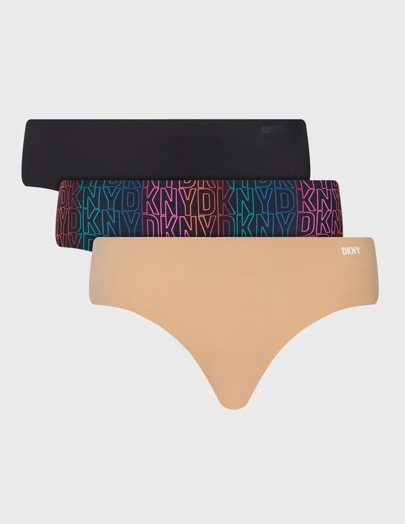 Majtki cut anywhere (trzypak) DKNY