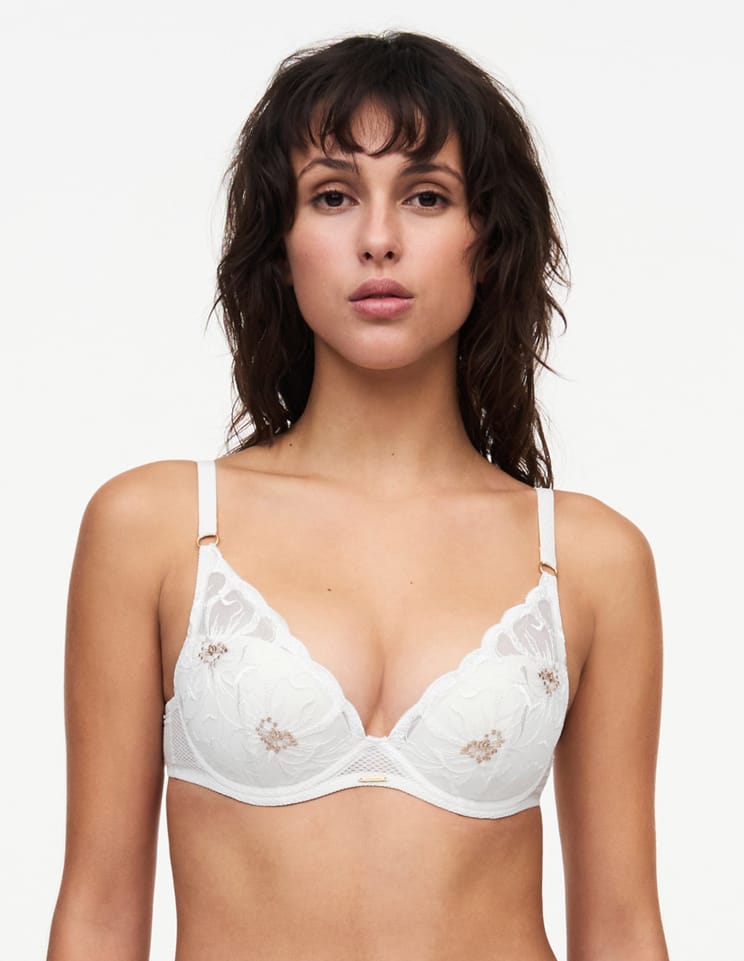 Biustonosz plunge fleurs Chantelle - 0