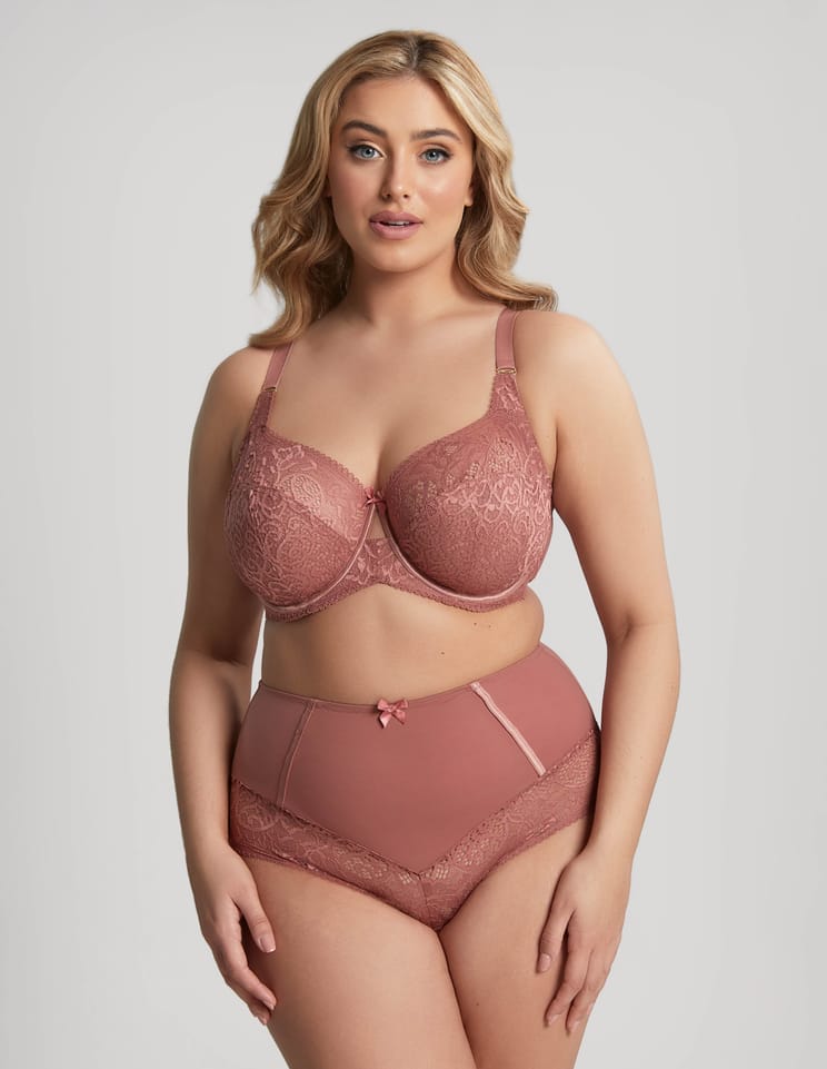 Majtki z wysokim stanem estel Panache - 0